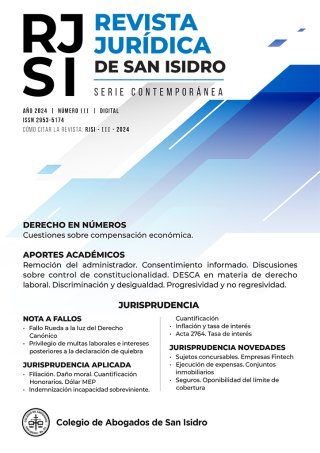 Revista Jurídica de San Isidro- Serie Contemporanea- Año2024- N° III Digital