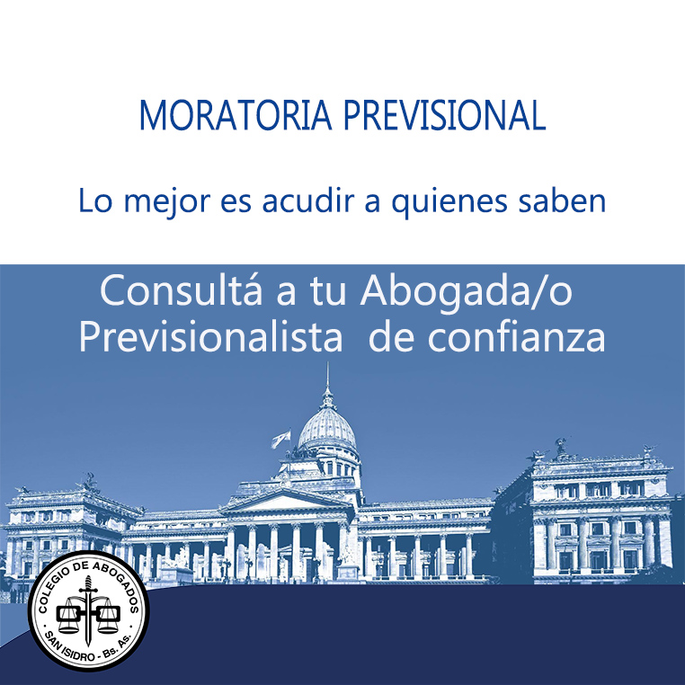Moratoria previsional 2023