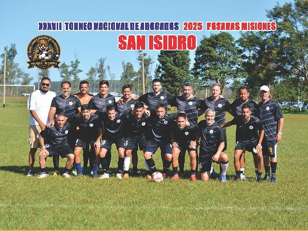 Torneo Nacional de futbol de Abogados (6 de abril de 2025- Misiones, Posadas) Categoría mayores de 35
