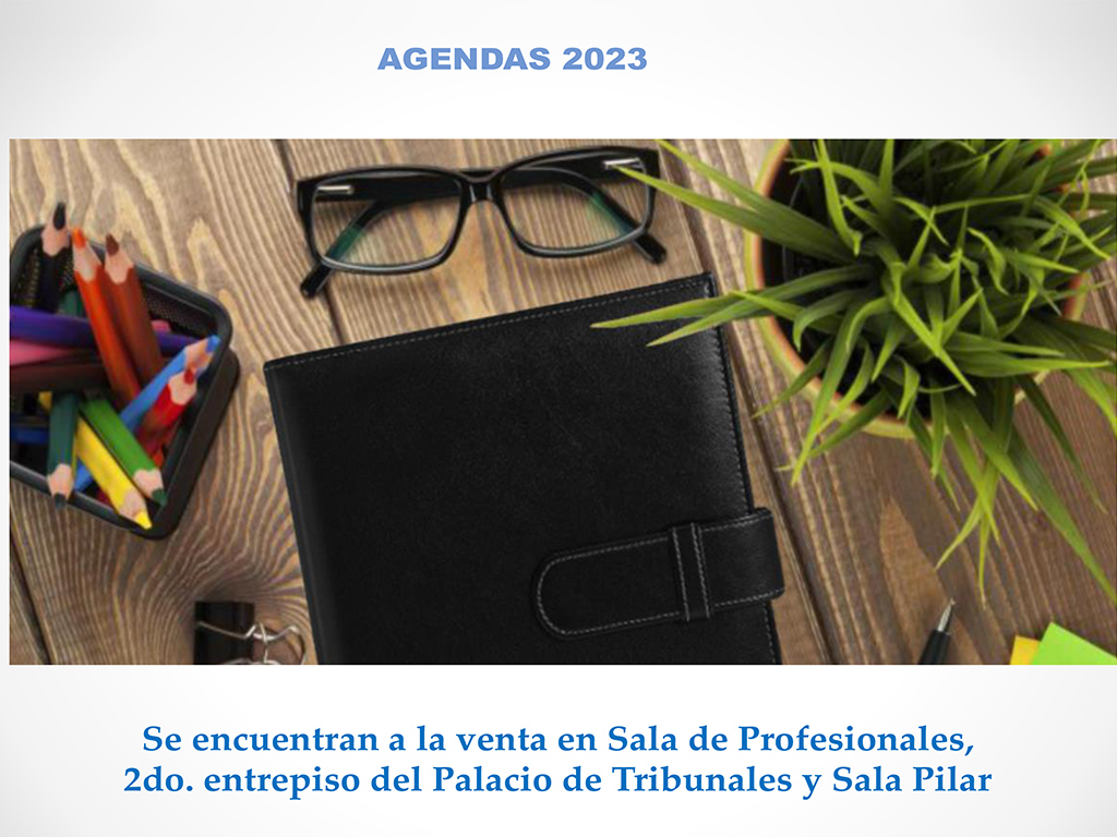Ya estamos vendiendo las agendas 2023