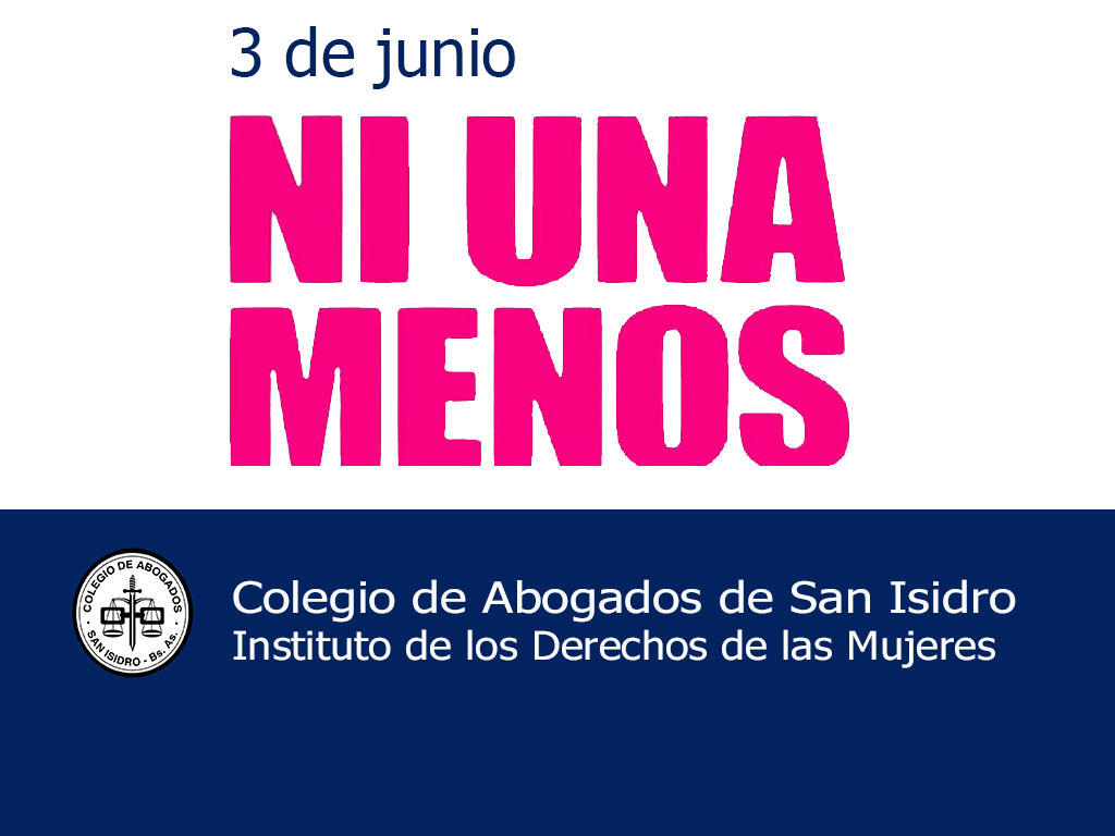 Ni una menos- 3 de junio. Como aquel papel para hacer planos