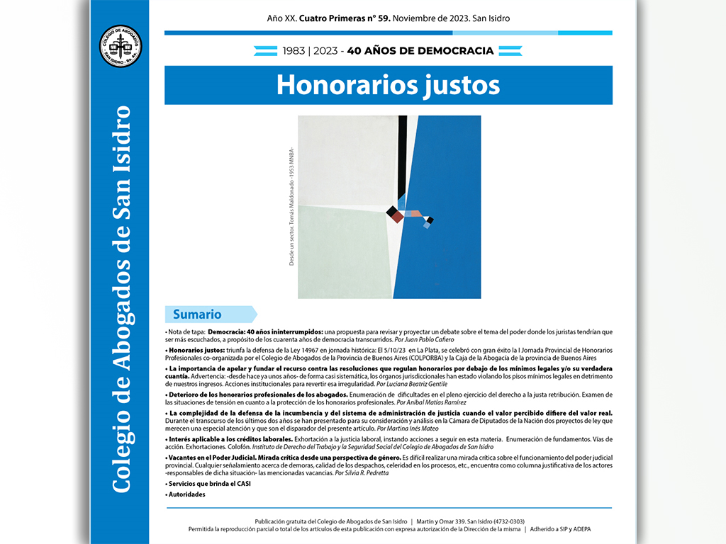 59 | Honorarios justos