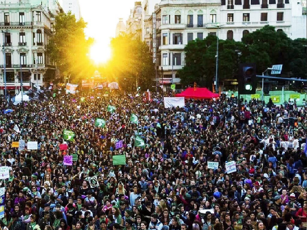 8 de Marzo - Manifestación en las calles de Buenos Aires