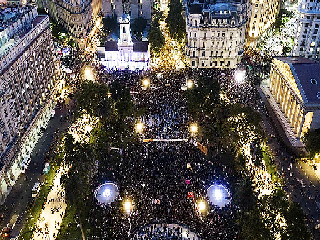 8 de Marzo de 2019, en Bs.As. ( Plaza de Mayo)