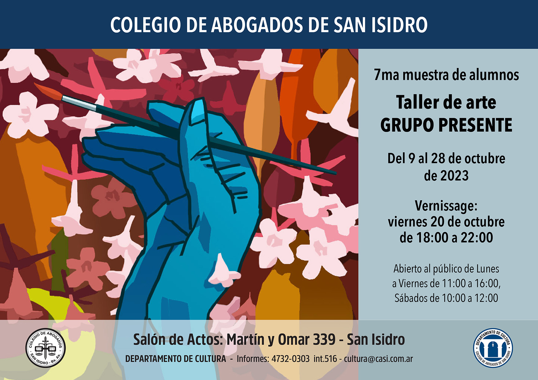 Taller de arte Grupo Presente | Muestra de alumnos