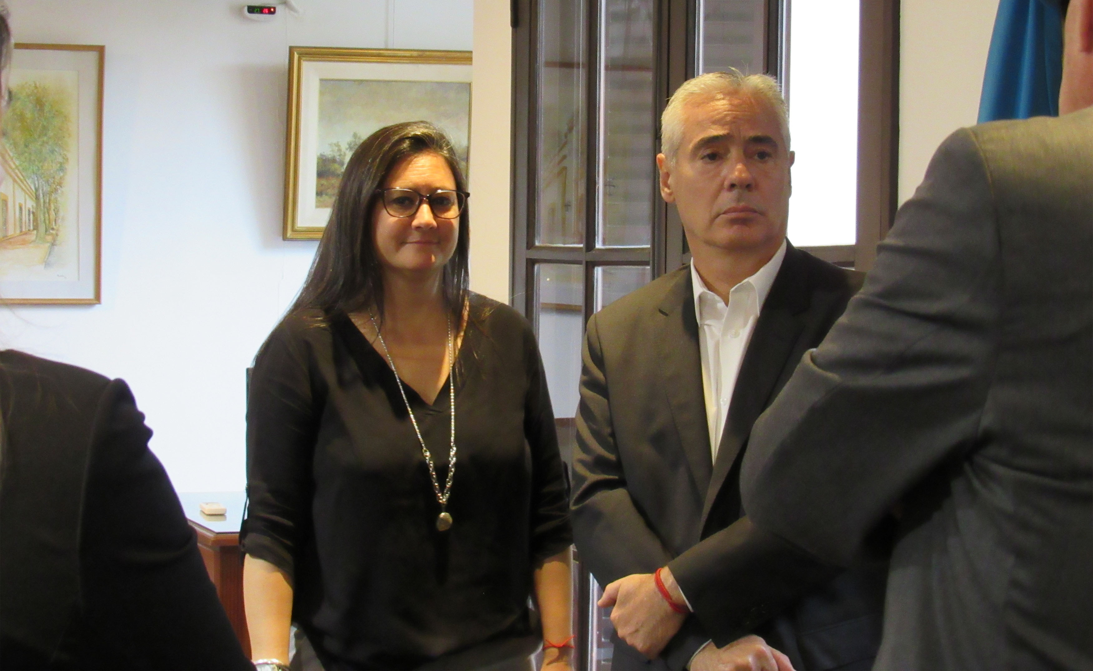 Jura en San Isidro el Dr. Sergio Torres, 15/4/19, acompaña Dra. Guillermina Soria
