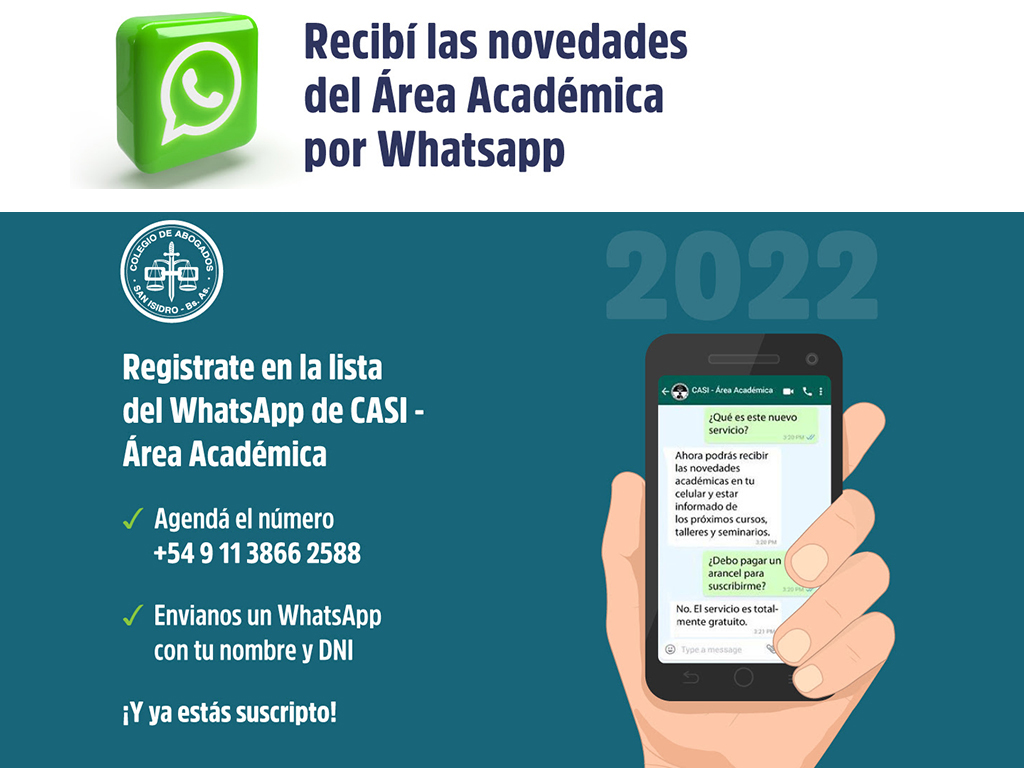 Novedades académicas en tu celular