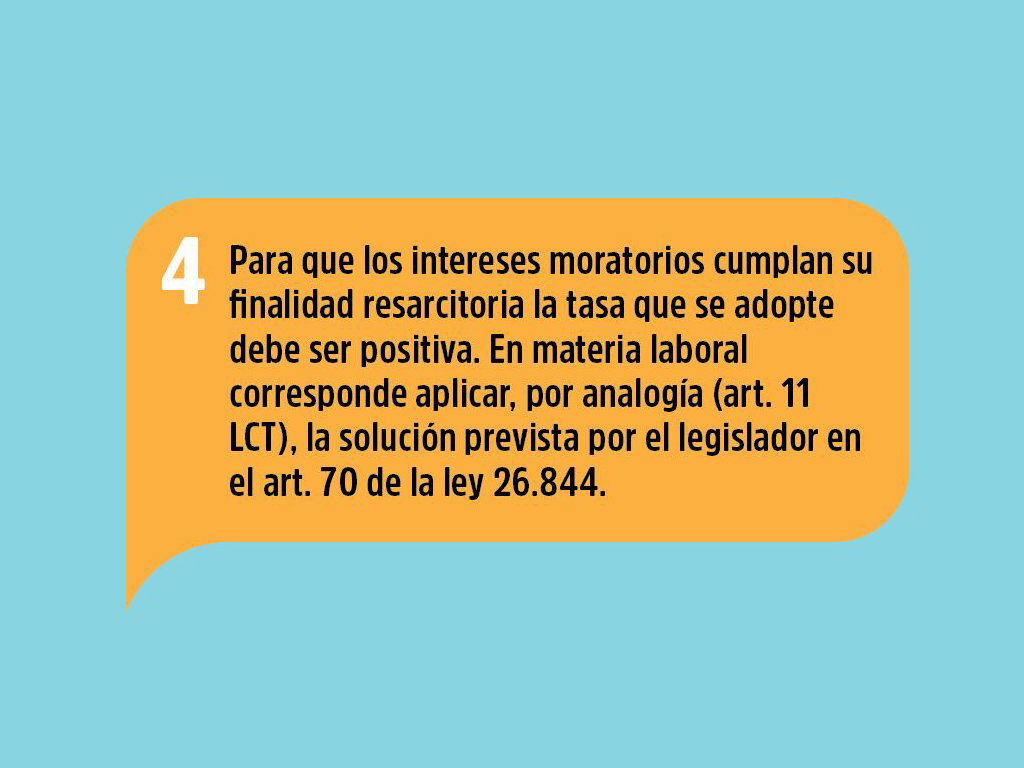 Créditos laborales. Ajustes e intereses