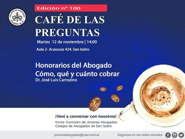 Café de las Preguntas "C", martes 12/11
