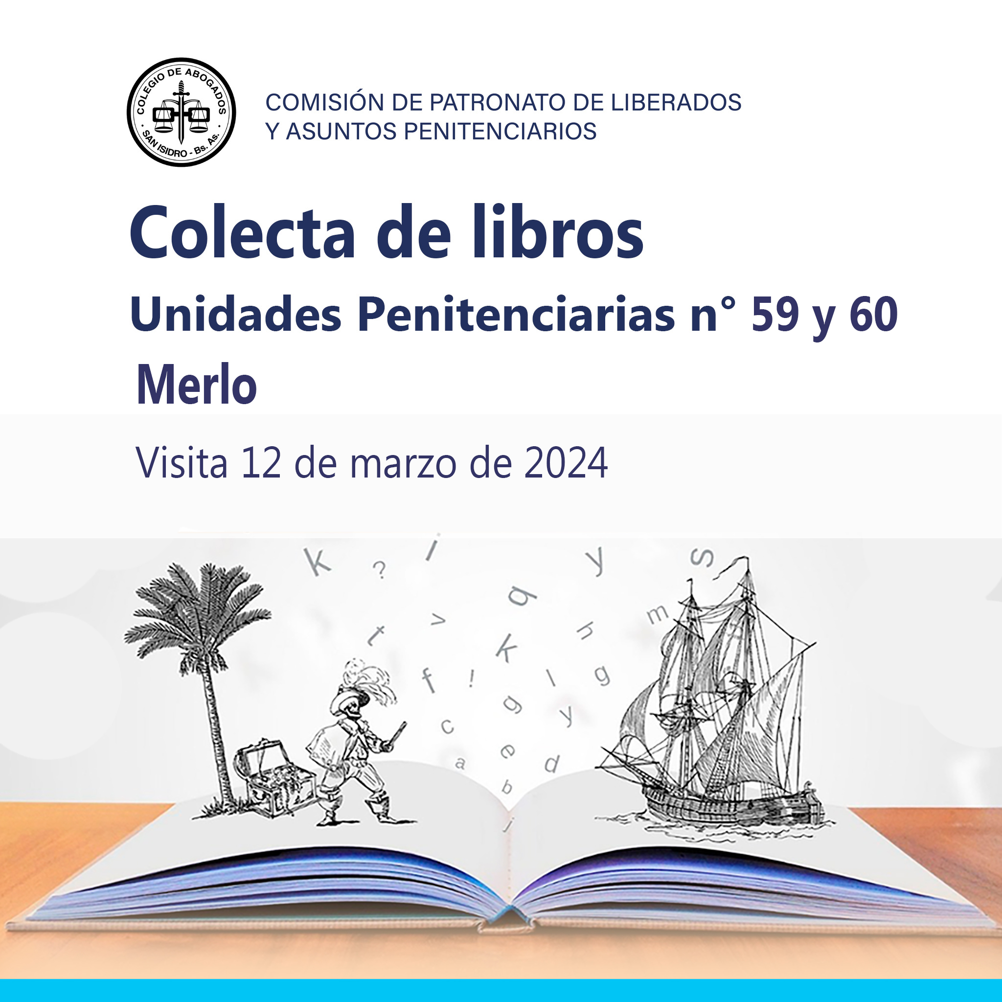 Colecta de libros, 12/3/24