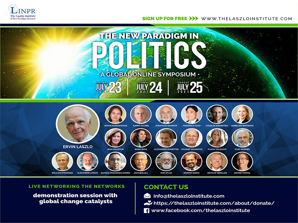 El nuevo paradigma en la política. Simposio mundial, 23 al 25/7/21