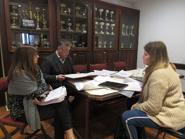 Visita de DPPJ al Colegio de abogados de San Isidro, 17/7/2019