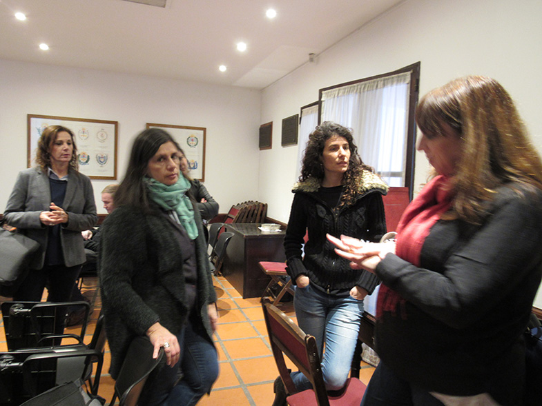 Visita de DPPJ al Colegio de abogados de San Isidro, 17/7/2019