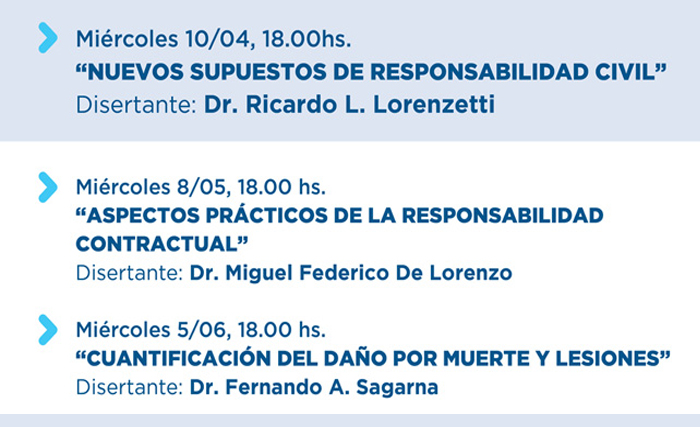 Conferencia del Sr. Ministro Dr. Ricardo Lorenzetti, miércoles 10/4/19, 18:00