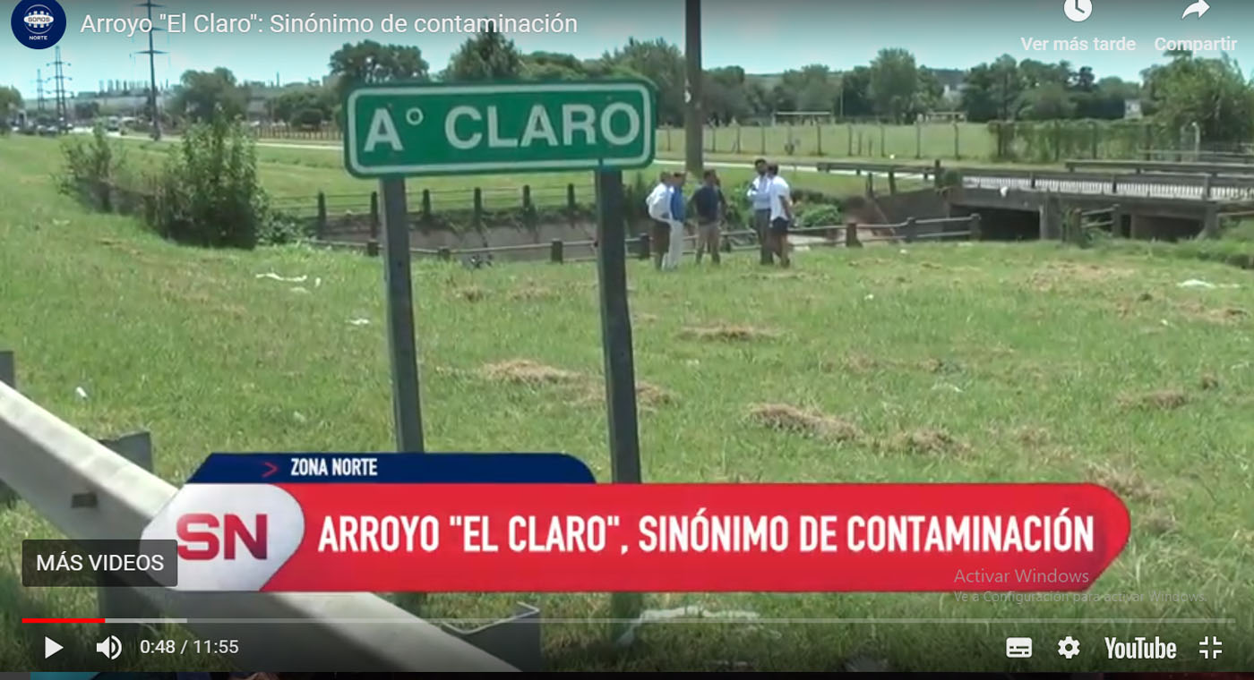 Arroyo "El claro". Denuncia penal por contaminación 3