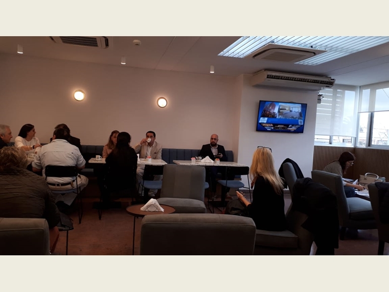 Inauguración. "Zona de cafetería" en la Sala de Profesionales