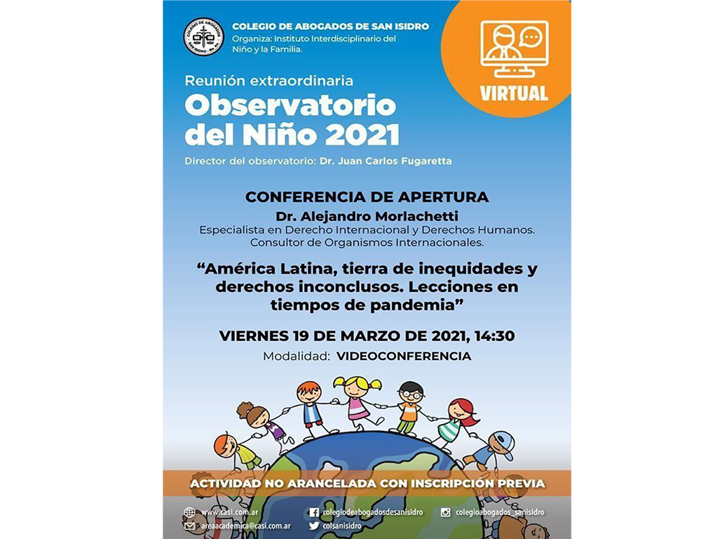 Compilación del Observatorio de Niñez y Juventud 2021