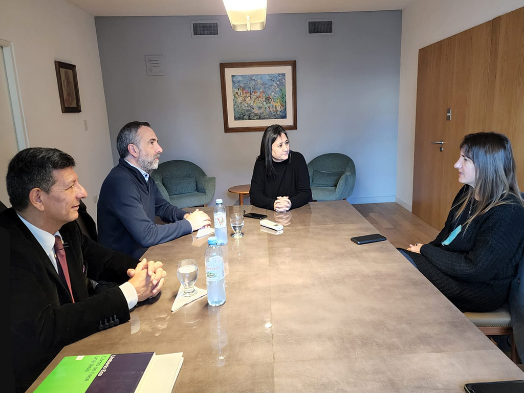 Visita del Dr.Anibal Hnatiuk