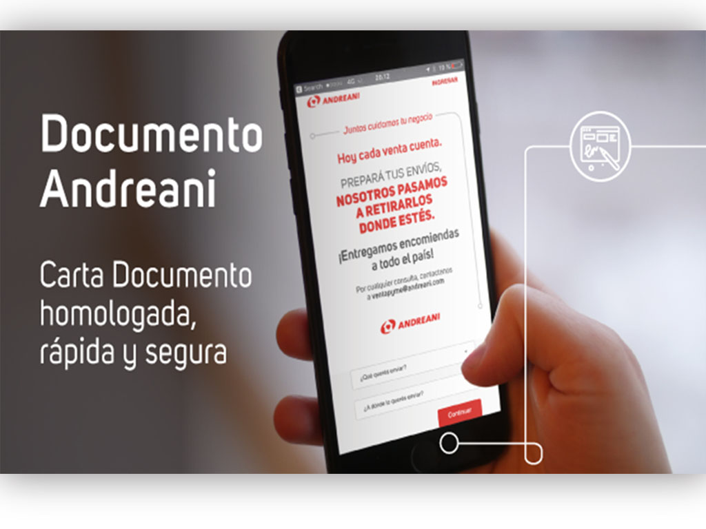 Carta Documento Online Andreani:  rápida, homologada y segura