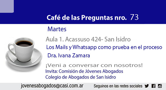 Café de las Preguntas n. 73