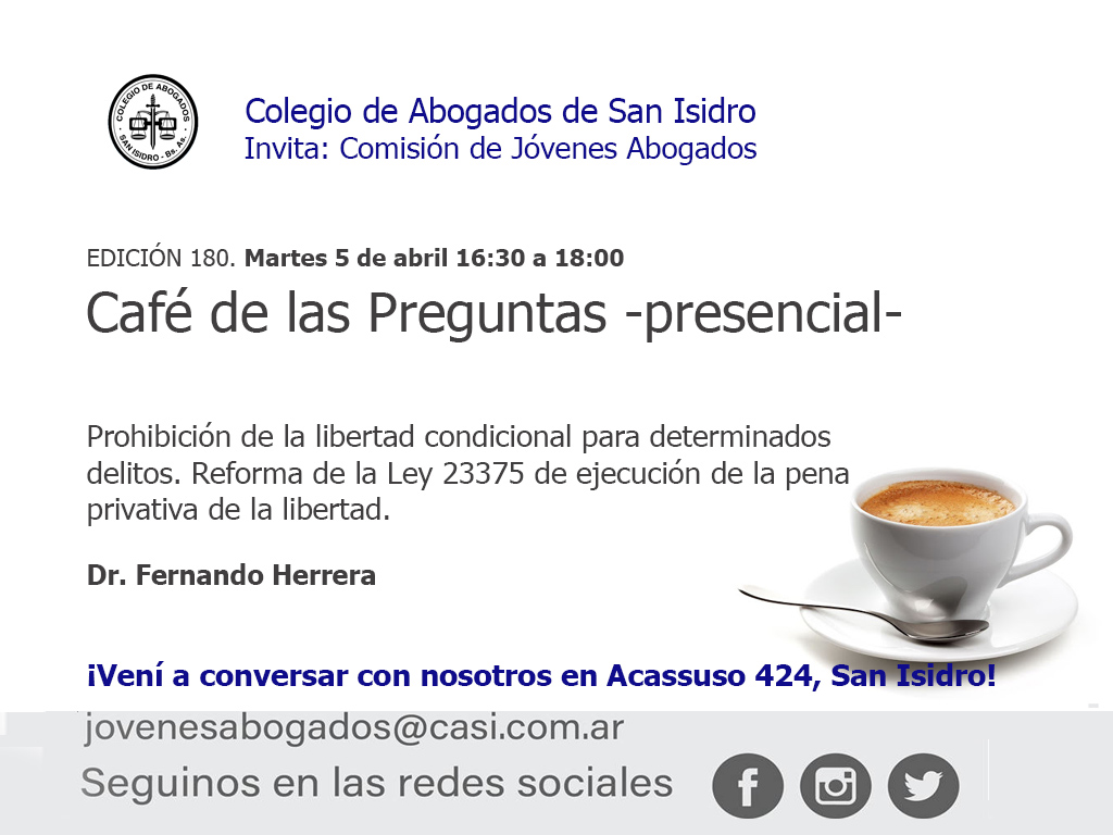 Clone of Café de las Preguntas -virtual- CLXXX: martes 5/4/22, 16:30