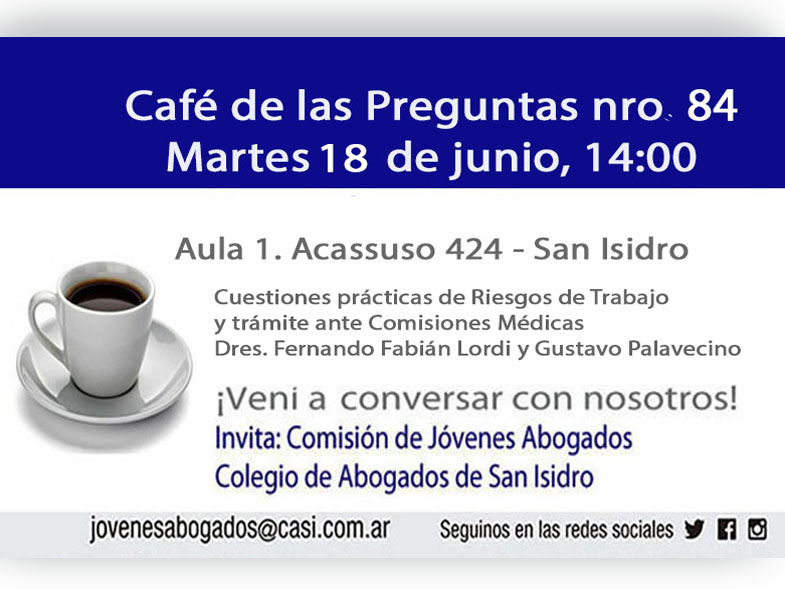 Café de las Preguntas n° 84