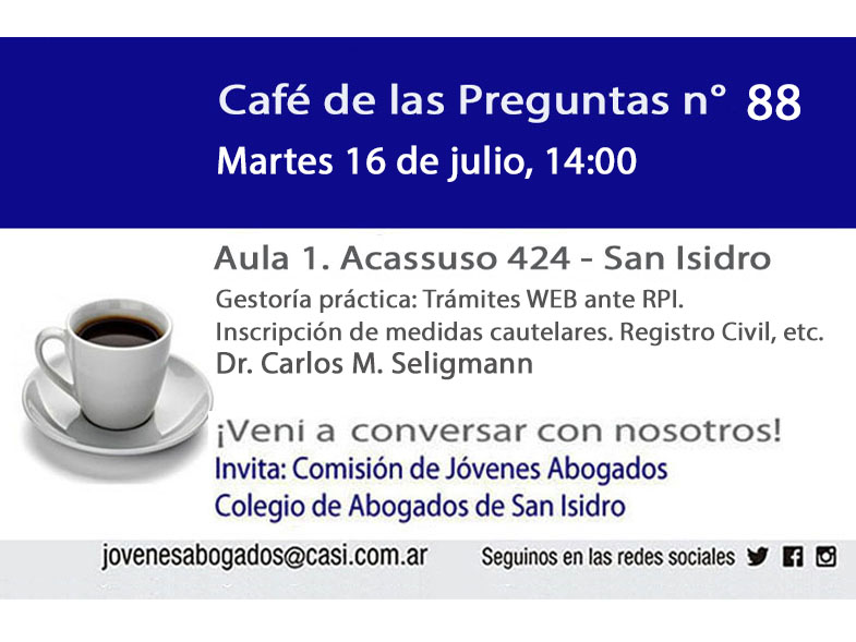 Café de las Preguntas n° 88