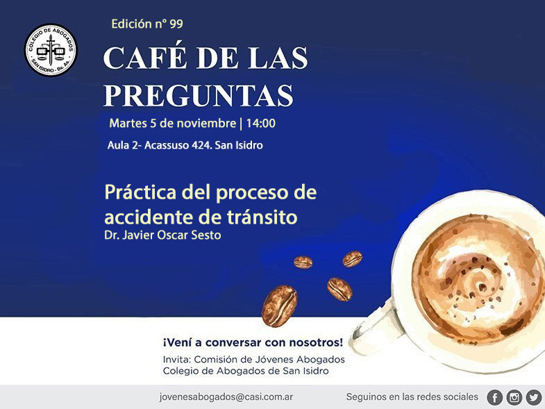 Café de las Preguntas XCIX, martes 5/11