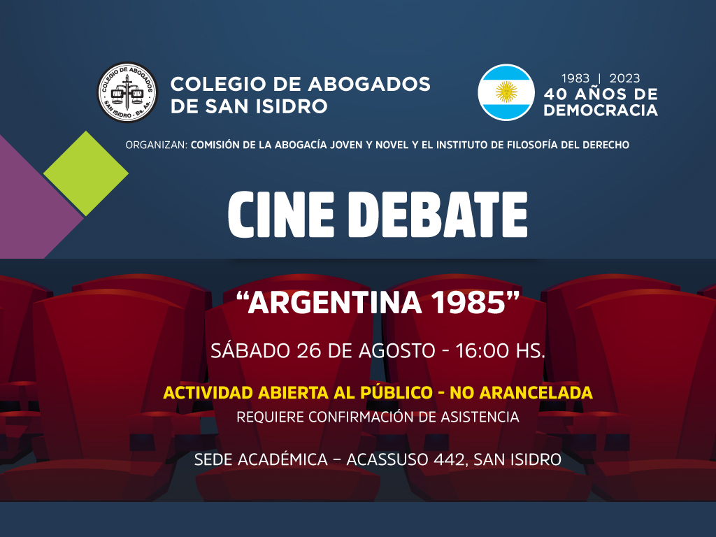 "Argentina 1985", cine debate