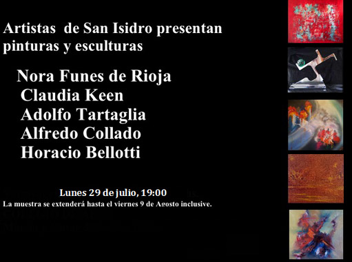 Artistas de San Isidro Muestra CASI 29 de julio 2013