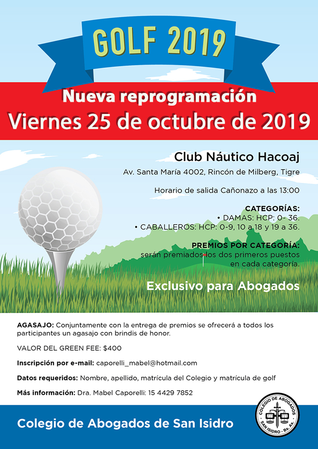 tORNEO gOLF 25 10 2019