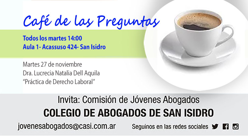 Café de las Preguntas n° 69