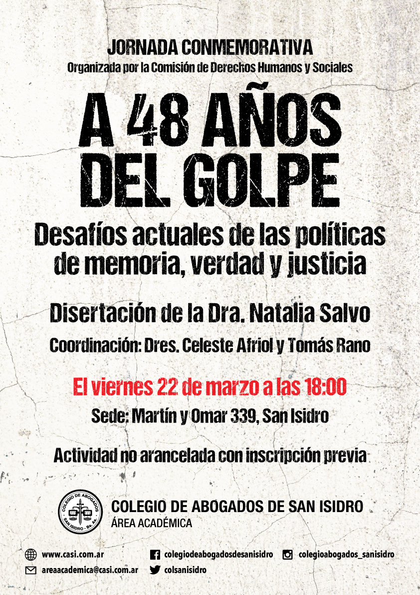 a 48 años del golpe