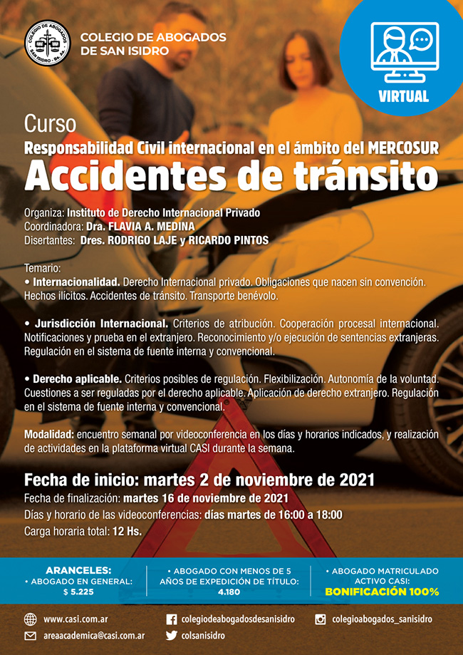 Accidentes de tránsito