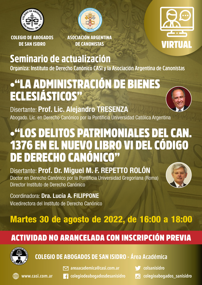 ADMNISTRAC BIENES ECLESIASTICOS -INST. DER CANONICO