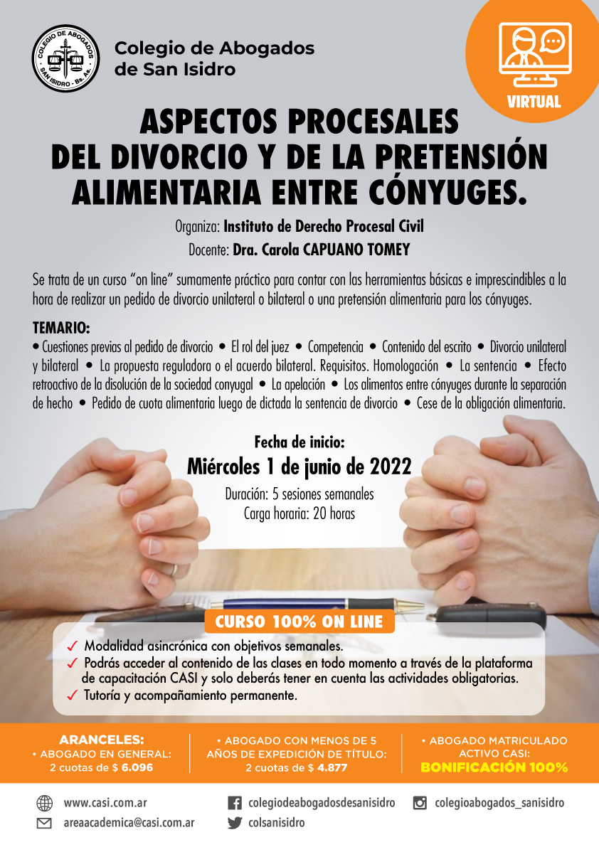 ASPECTOS PROCESALES DEL DIVORCIO