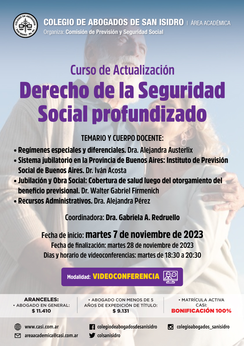 derecho de la seguridad social profundizado