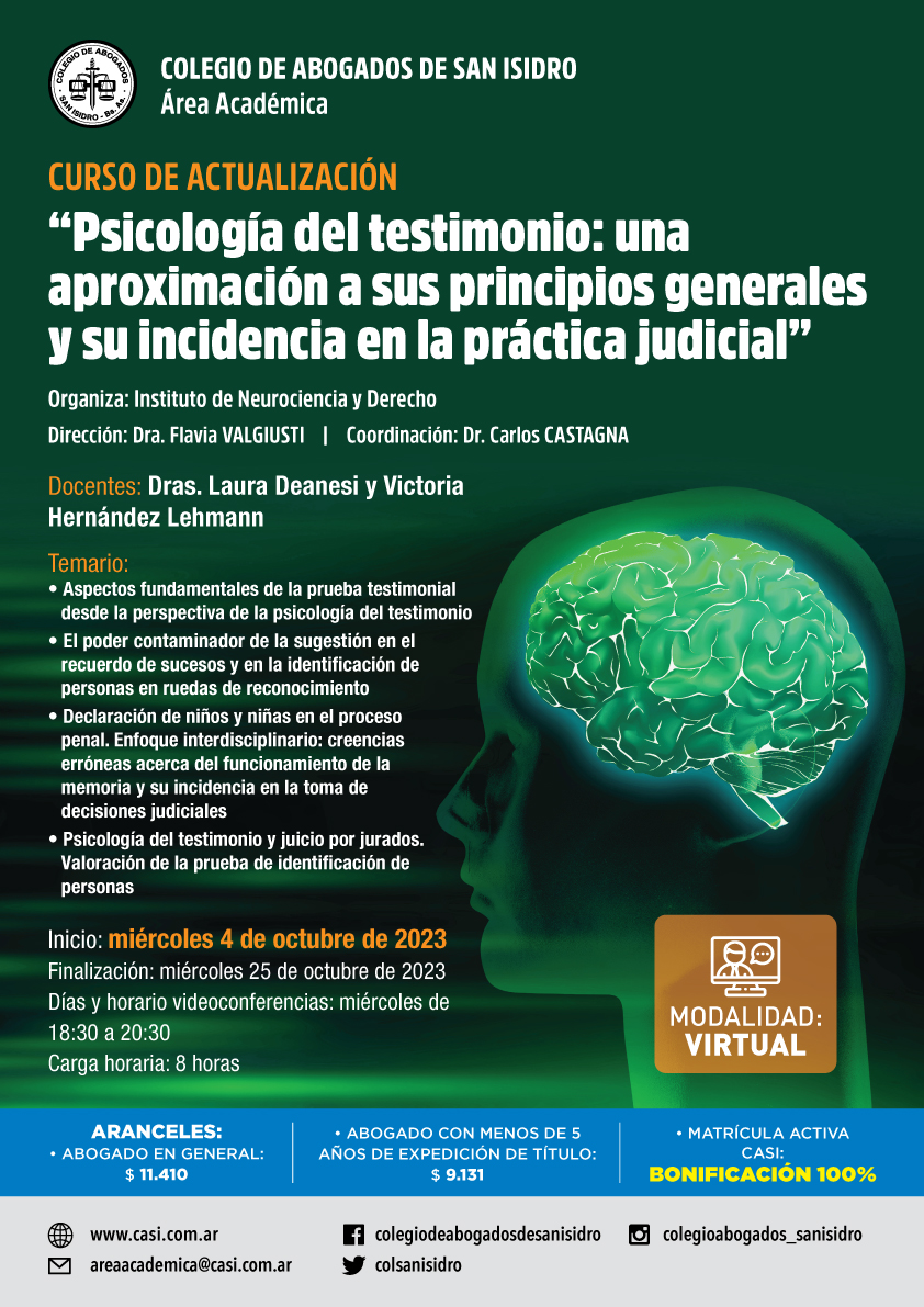 psicologia del testimonio