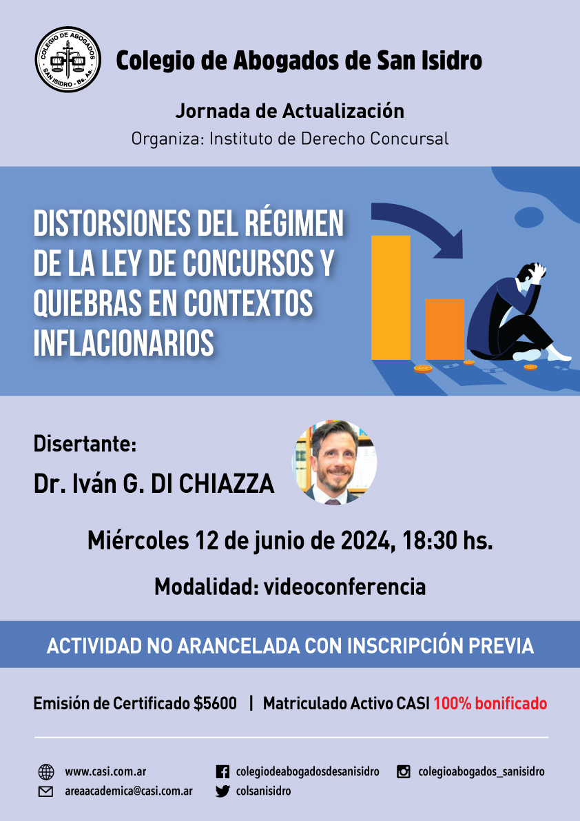 Distorsiones del régimen de la ley de concursos y quiebras en contextos inflacionarios