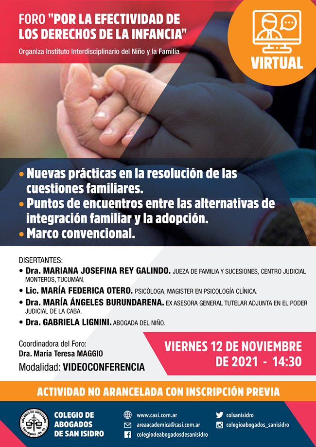 foro por la efectividad de los derechos de la infancia
