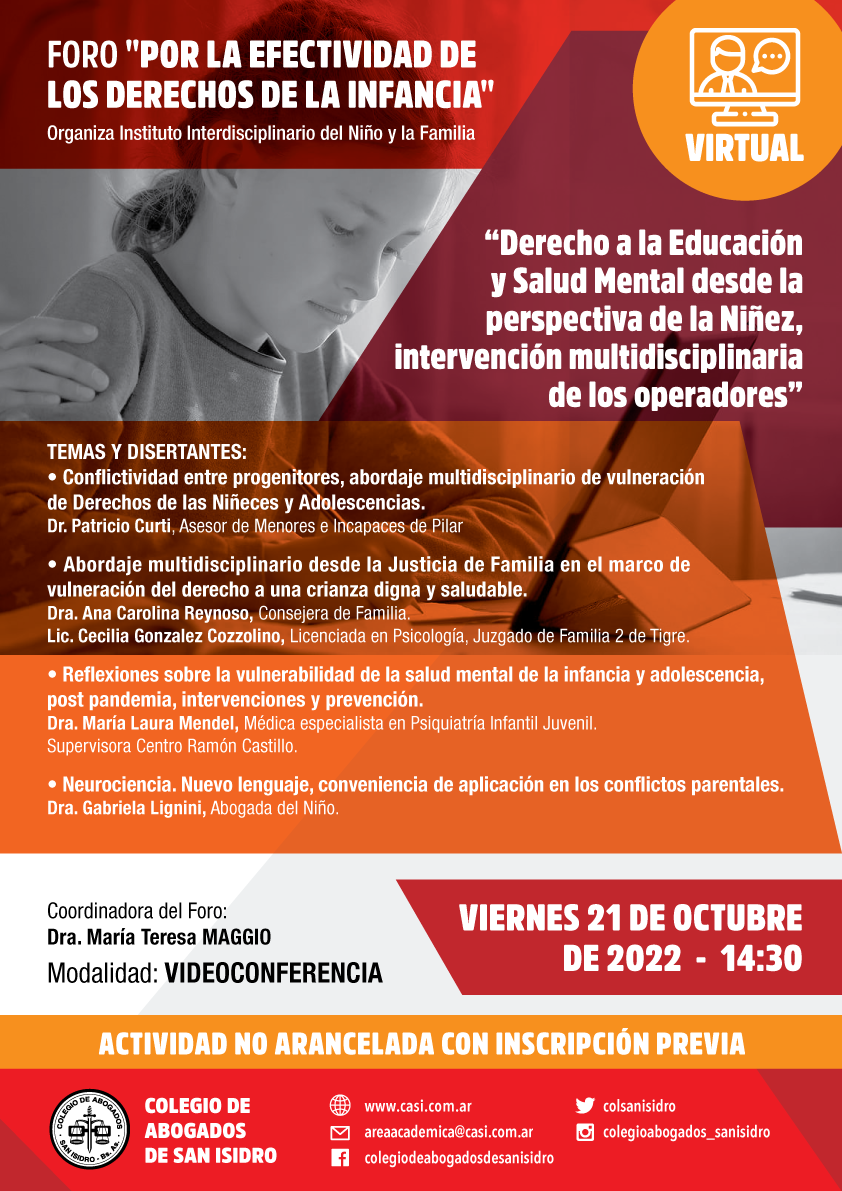 foro por la efectividad de los derechos de la infancia