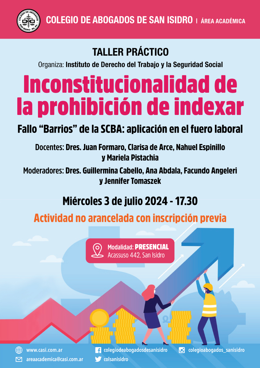 Inconstitucionalidad de la prohibición de indexar