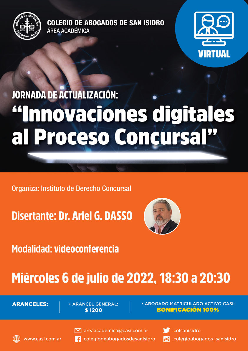 innovaciones digitales al proceso concursal