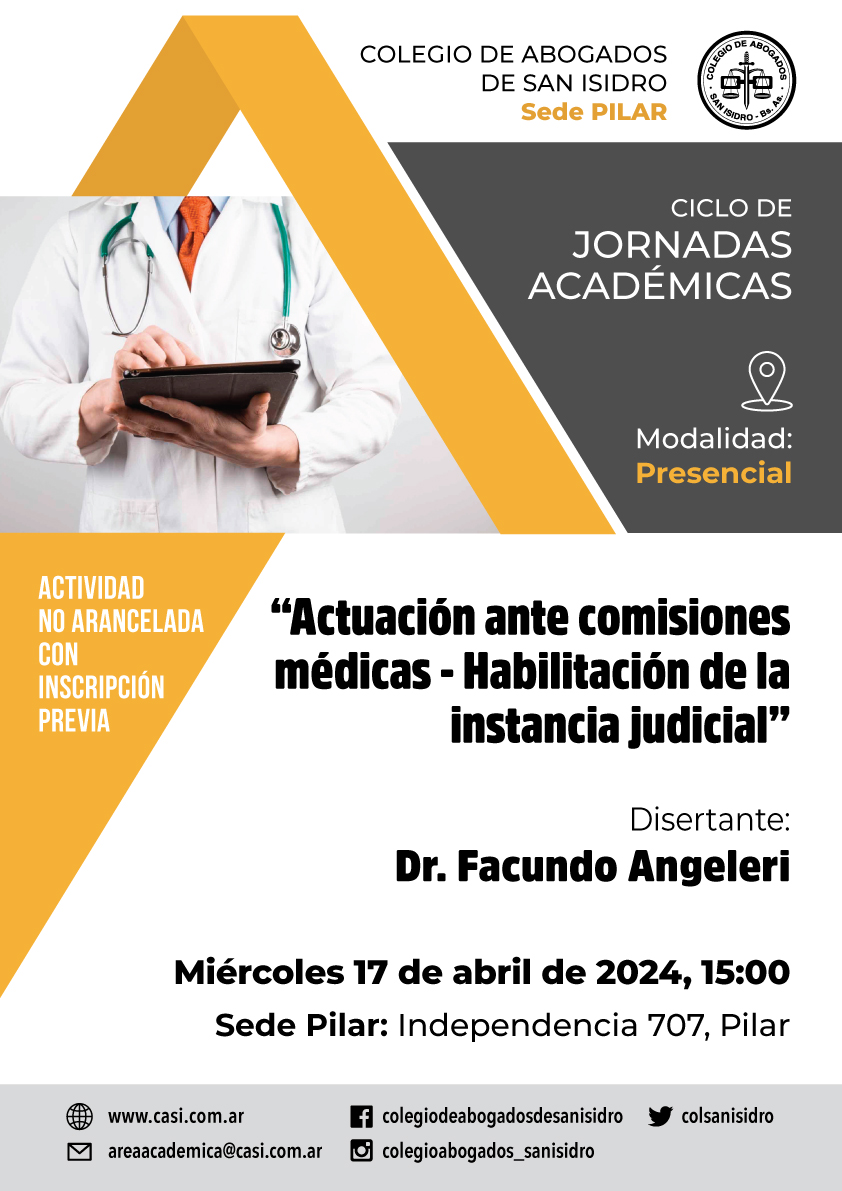 Actuación ante comisiones médicas - Habilitación de la instancia judicial