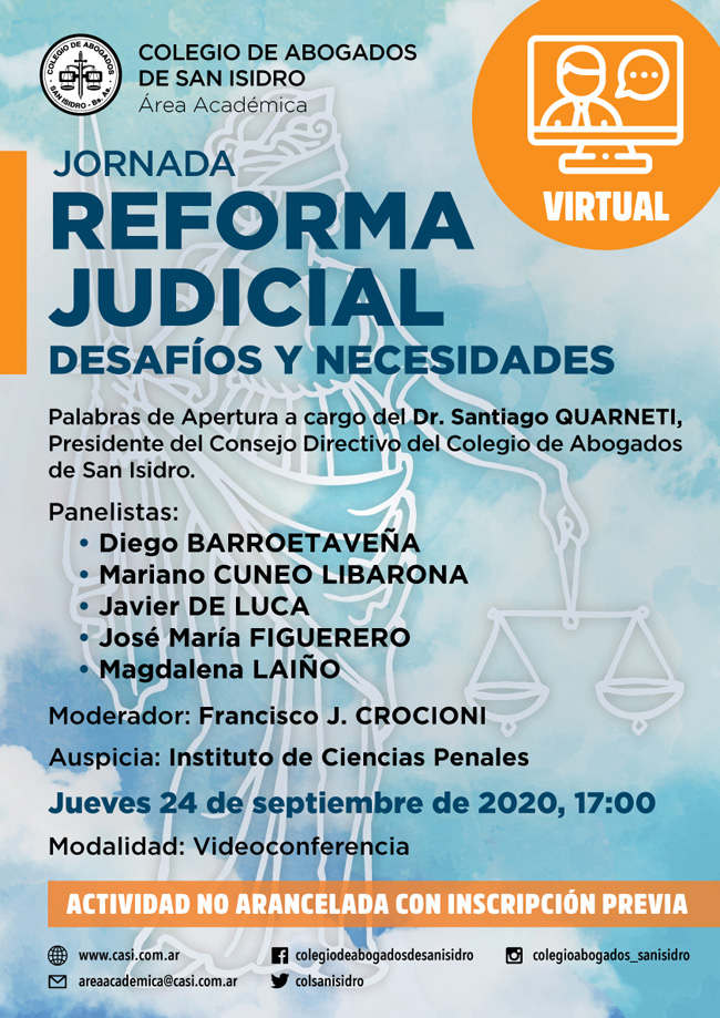 Reforma judicial. Desafíos y necesidades