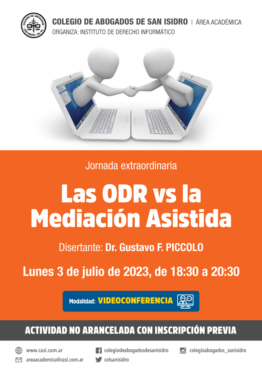 Las ODR vs la mediación asistida