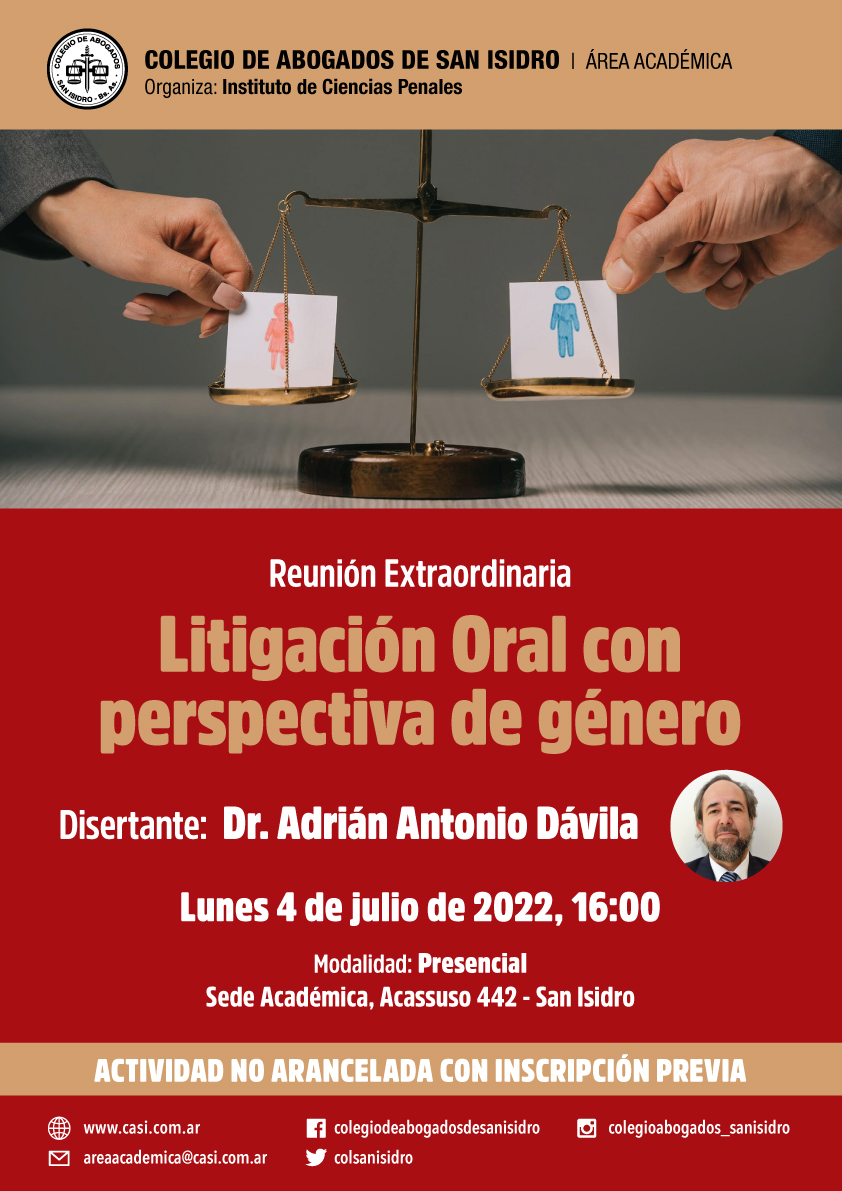 Litigacion orgal con perspectiva de genero