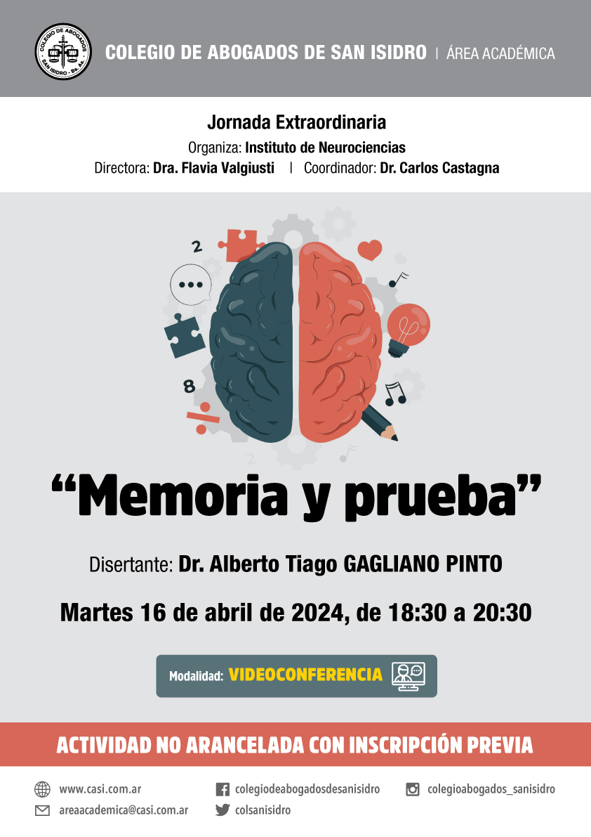 Memoria y prueba