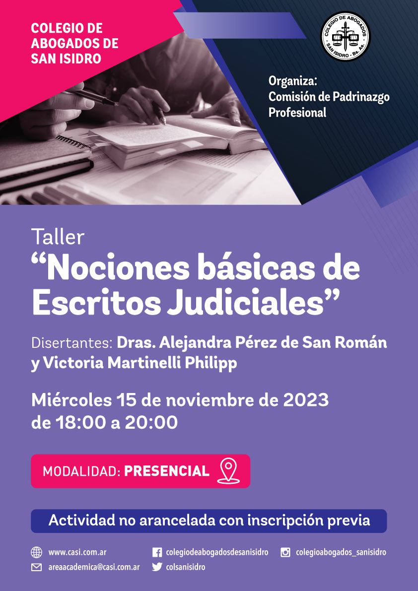 nociones basicas de escritos judiciales