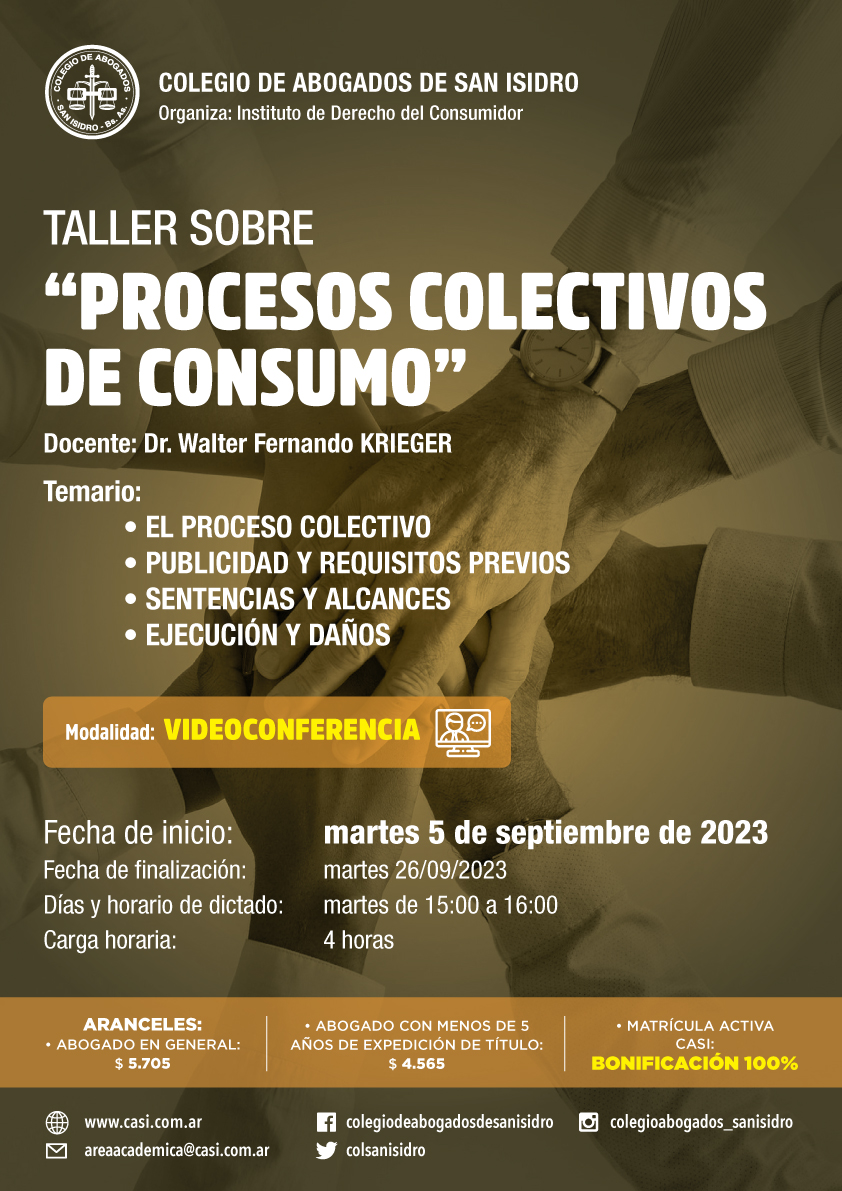 procesos colectivos de consumo